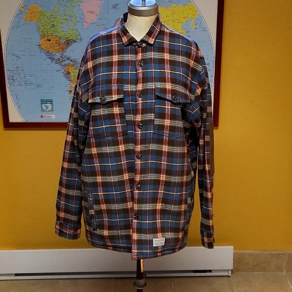 PUBLISH BRAND Large " Jasper Jacket " for men " automn plaid pattern vest
